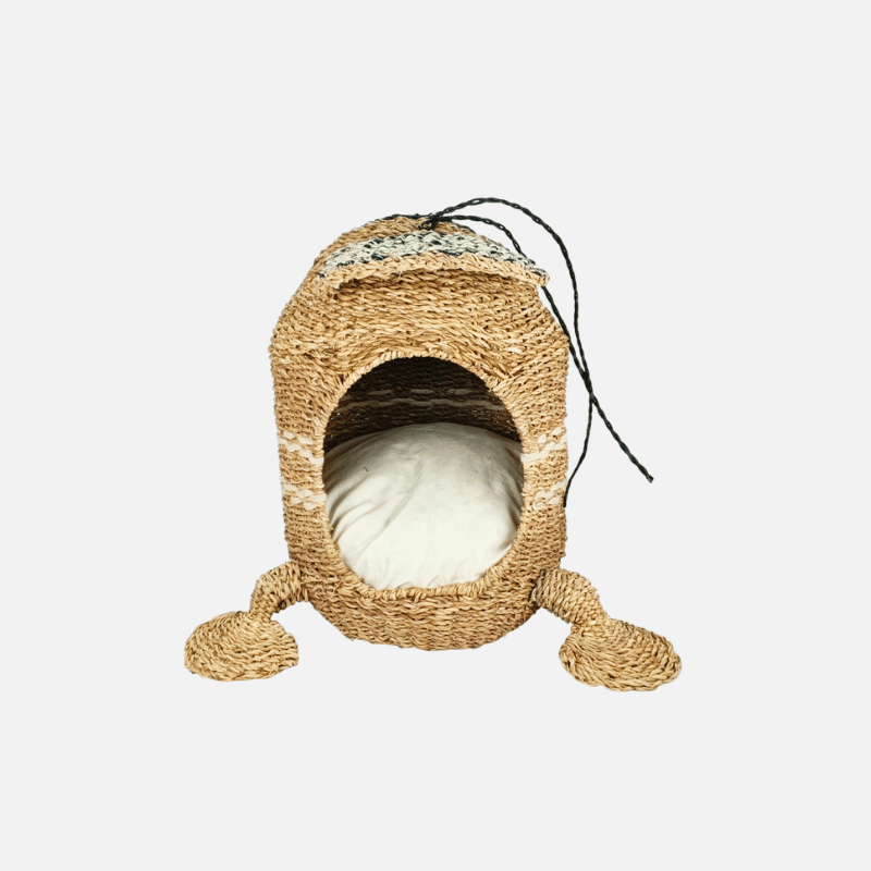 Handcrafted Cat House with Soft Coushion